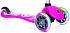 Трехколесный самокат Primo Fantasy Lights, светящиеся передние колеса, розовый лого  - миниатюра №3